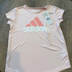 Adidas Kids Light Pink Short Sleeve Tee
